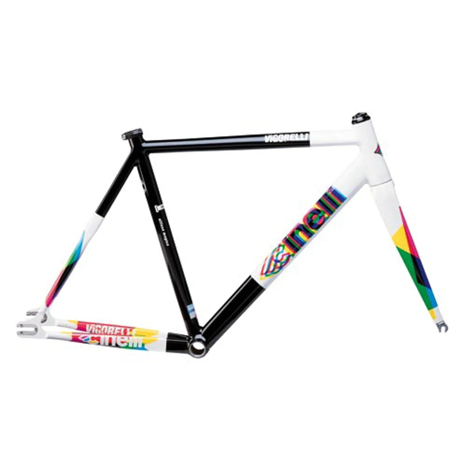 NOS: Cinelli Vigorelli Caleido 58 XL Rammesæt