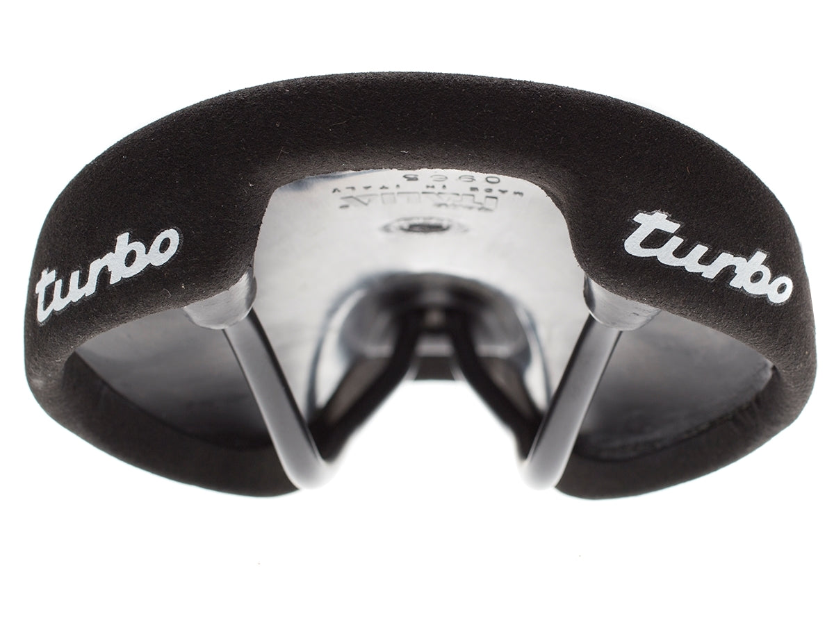 Selle Italia Turbo 1980 sadel - Nubuck sort
