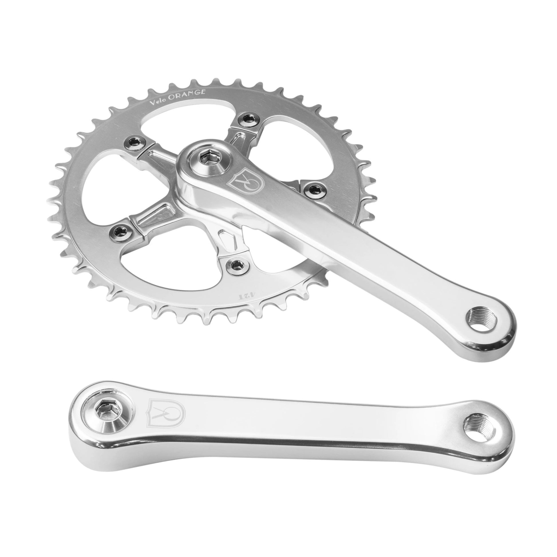 Velo Orange enkelt kranksæt med smal-bred klinge 42T 175 mm