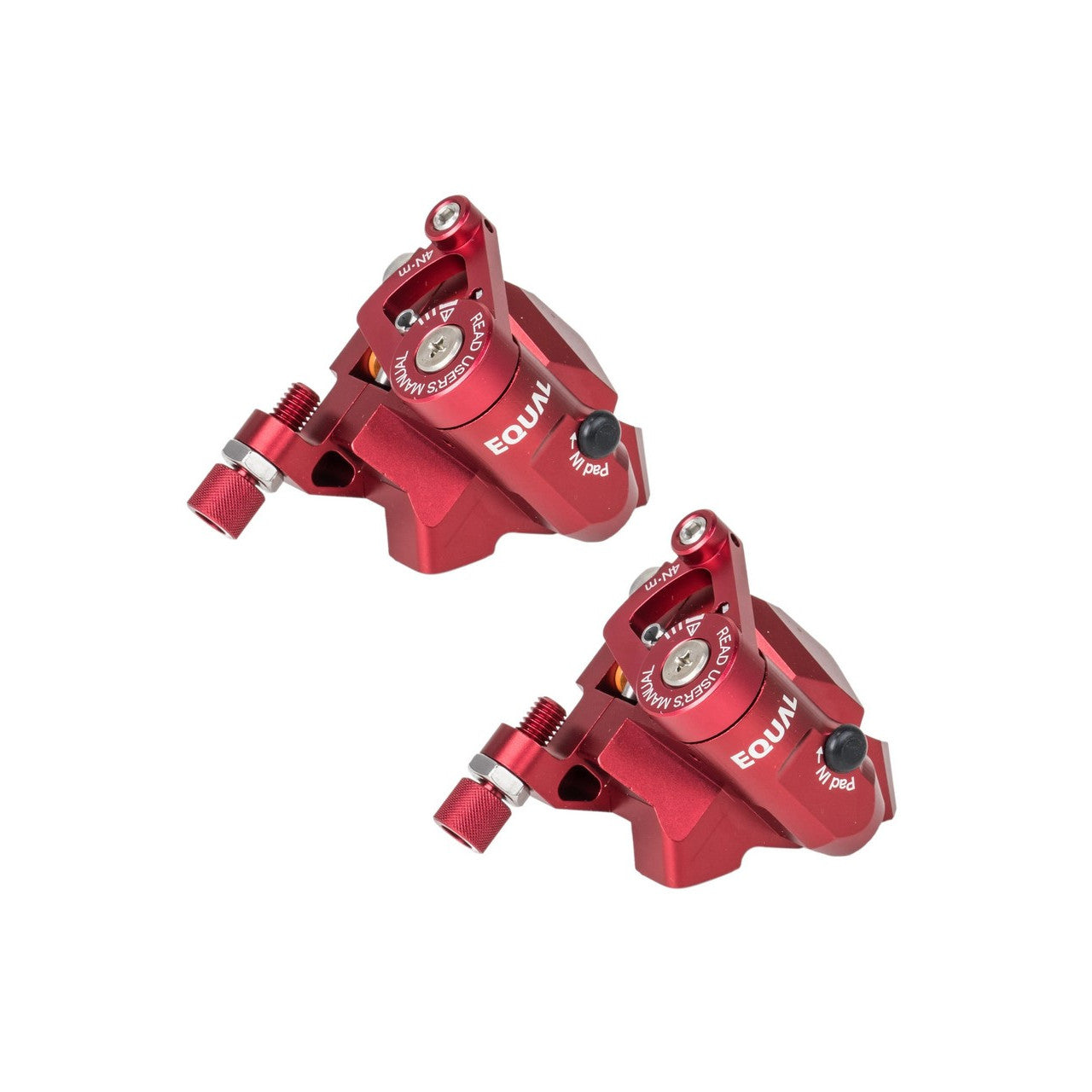 Growtac Equal skivebremsekalibersæt - Flat Mount Red