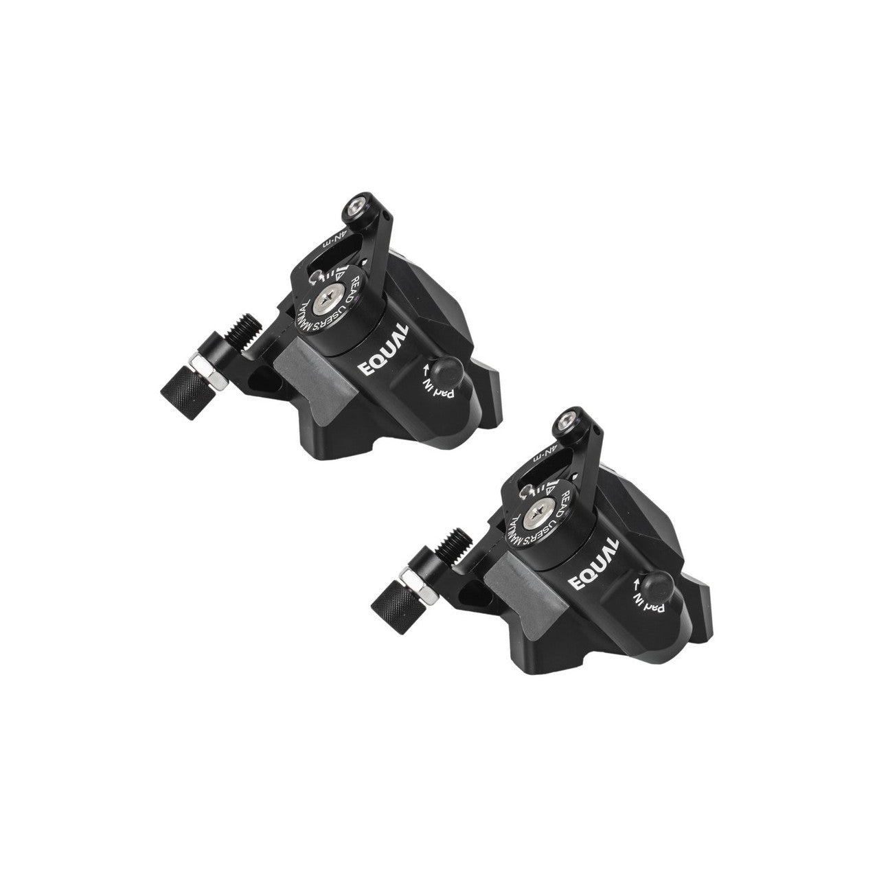 Growtac Equal skivebremsekalibersæt - Flat Mount sort