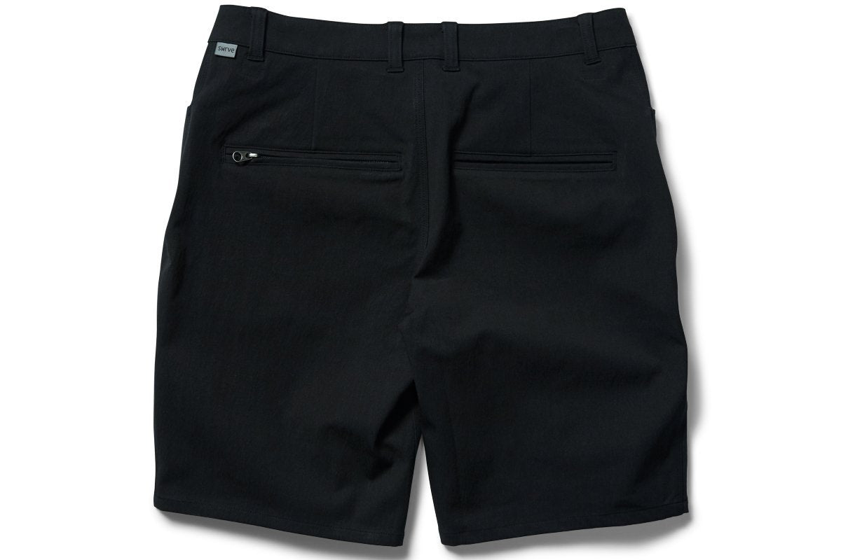 Swrve Holdbare Bomuldsbukser Shorts Sort