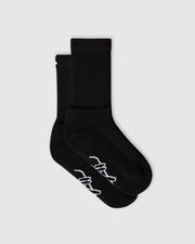 FINGERSCROSSED #Merino Black Cykelstrumpor