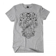 Cinelli Crest Grå Dame T-shirt