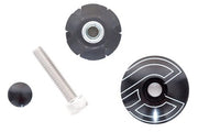 Cinelli Top Cap & Star Nut - Sort