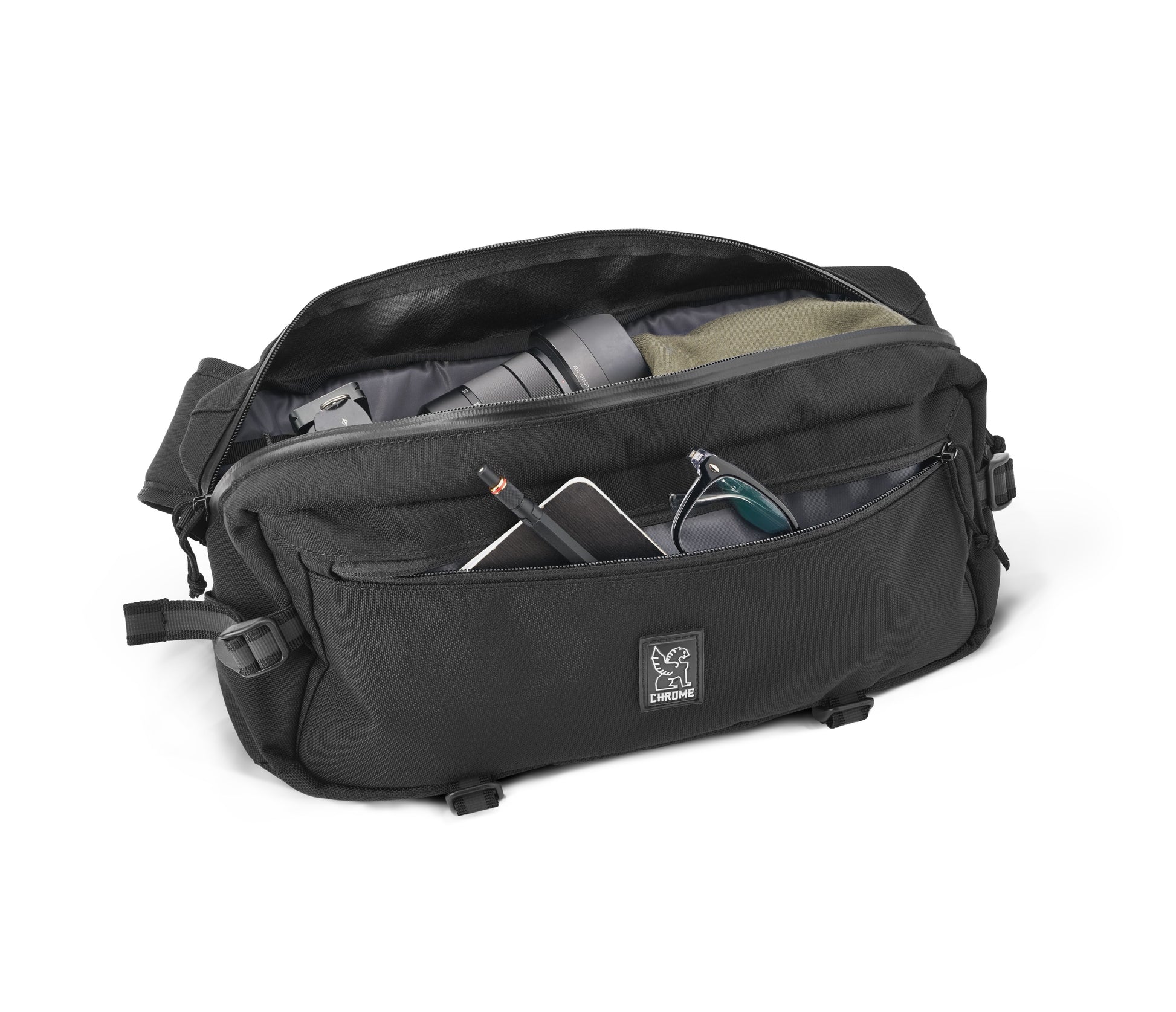 Chrome Kadet Nylon Taske Sort