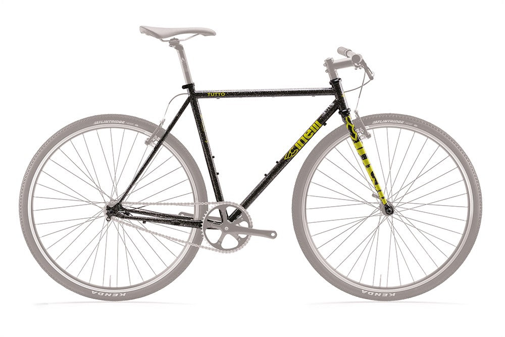 Cinelli Tutto Plus Mutant Silver Rammesæt