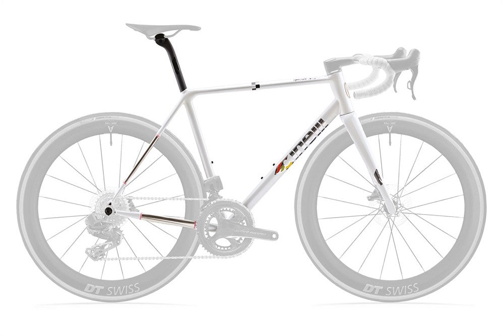 Cinelli Speciale Corsa XCR Rammesæt - Hvid Spejl X-Large