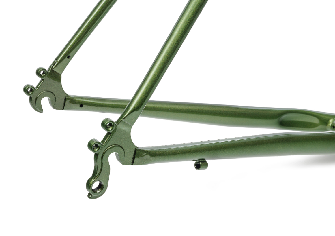 Brother Cycles Mr Wooden Grøn Metallic - Rammesæt