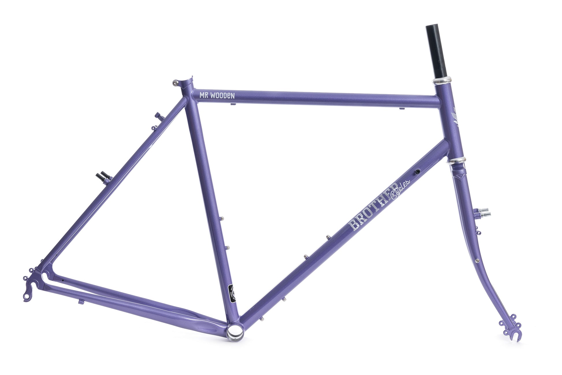 Brother Cycles Mr Wooden Lilac Metallic - Rammesæt X-Large
