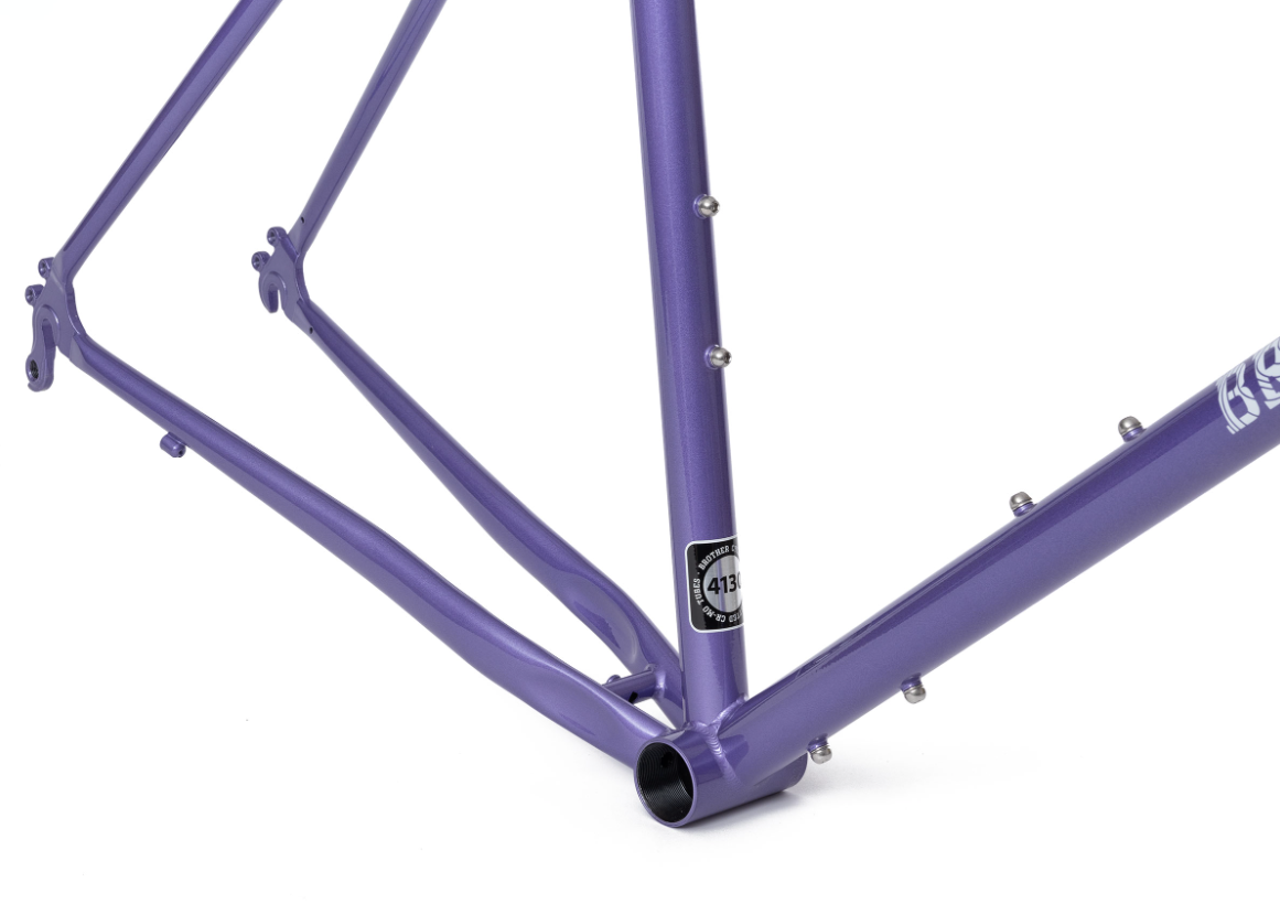 Brother Cycles Mr Wooden Lilac Metallic - Rammesæt