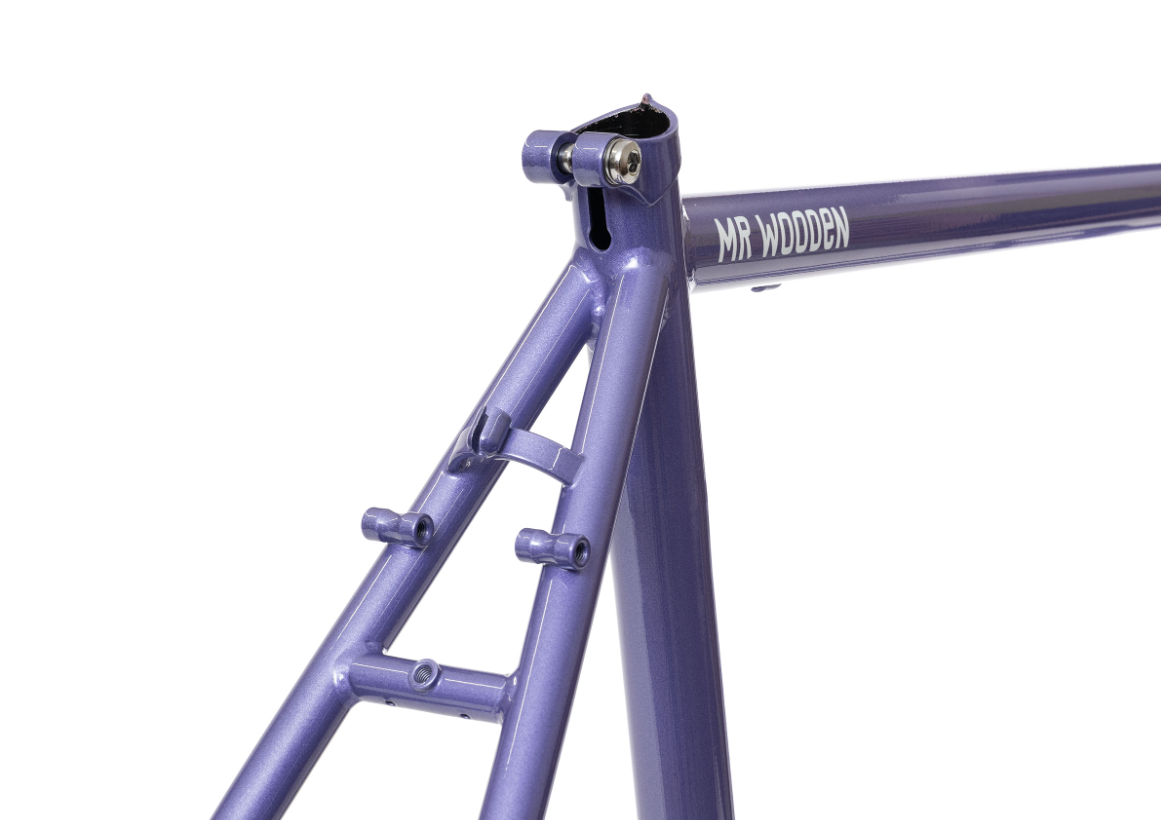 Brother Cycles Mr Wooden Lilac Metallic - Rammesæt