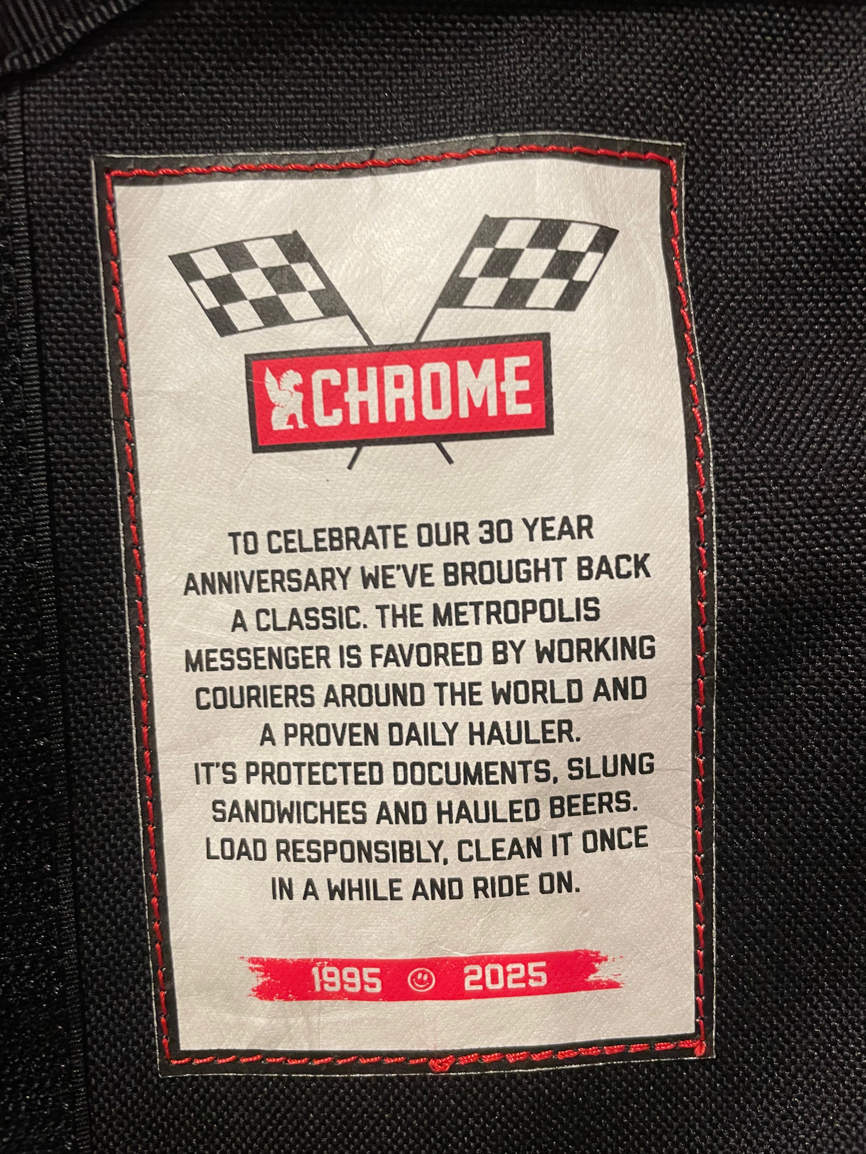 Chrome Industries Metropolis Messenger Taske - Sort