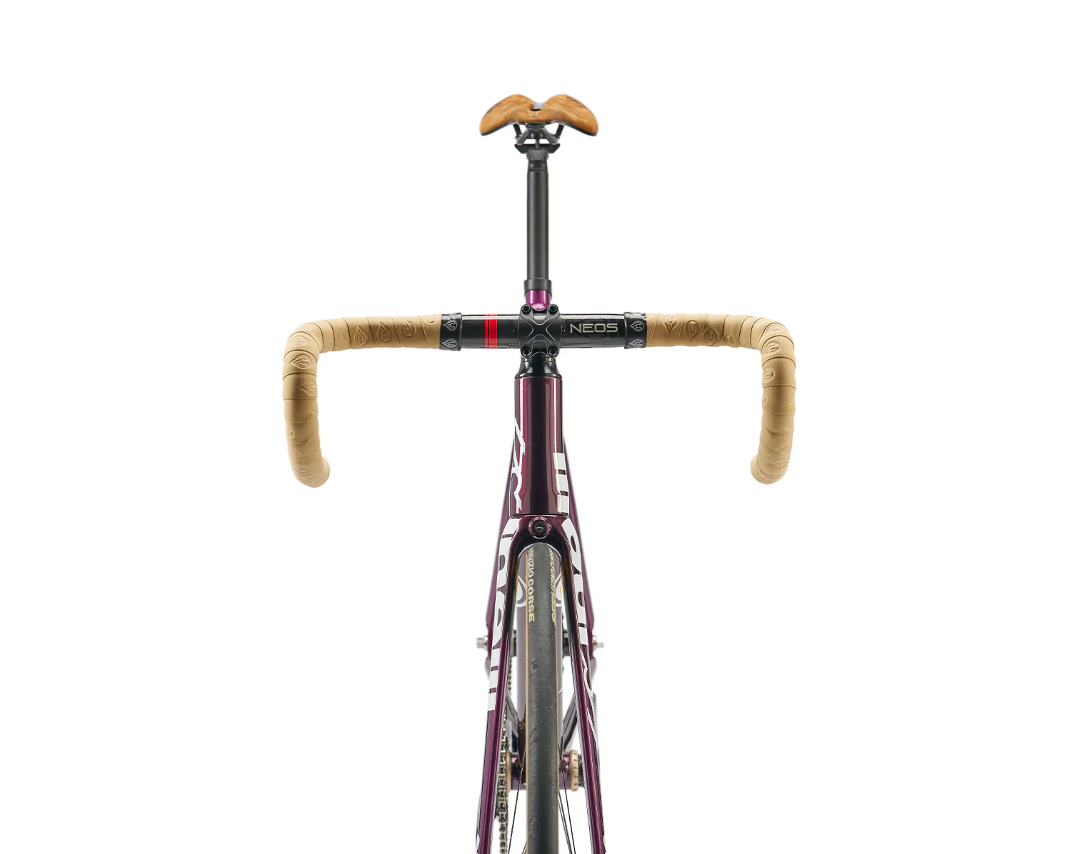 Cinelli Vigorelli Burgundy Nebula Rammesæt