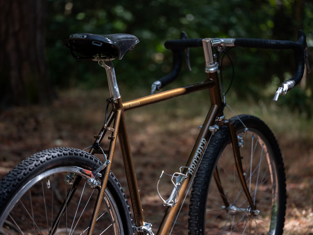 Cykelstel i forskellige materialer