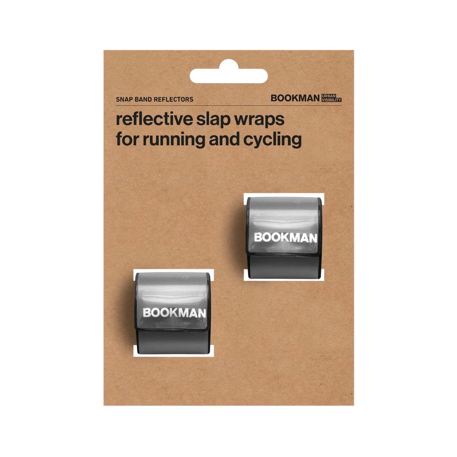 Bookman Snap Band Reflectors Black