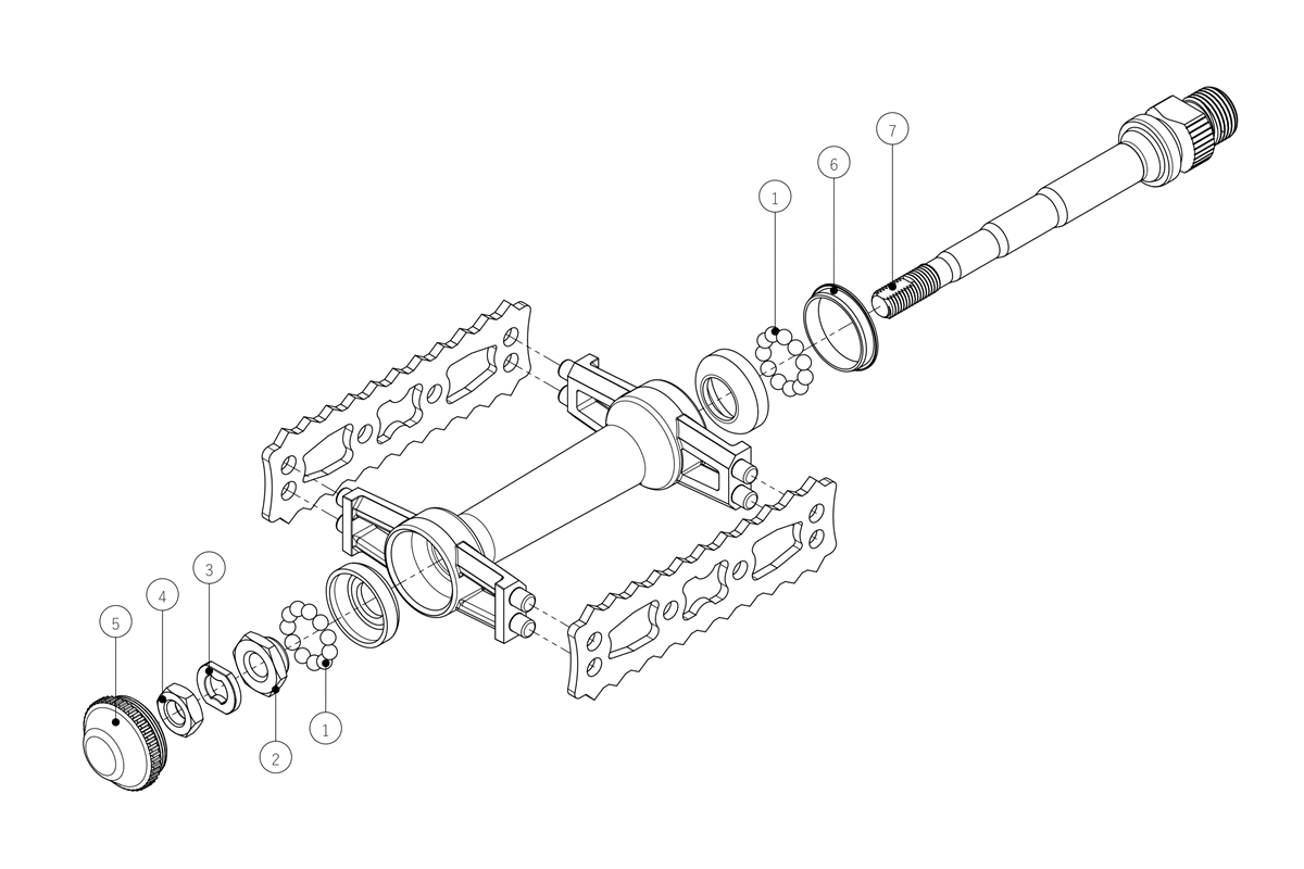MKS Sylvan Touring Pedals - Silver