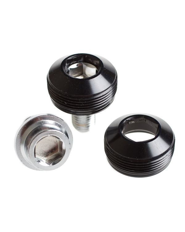 BLB Alloy Cup Self-Extracting Crank Bolts Black