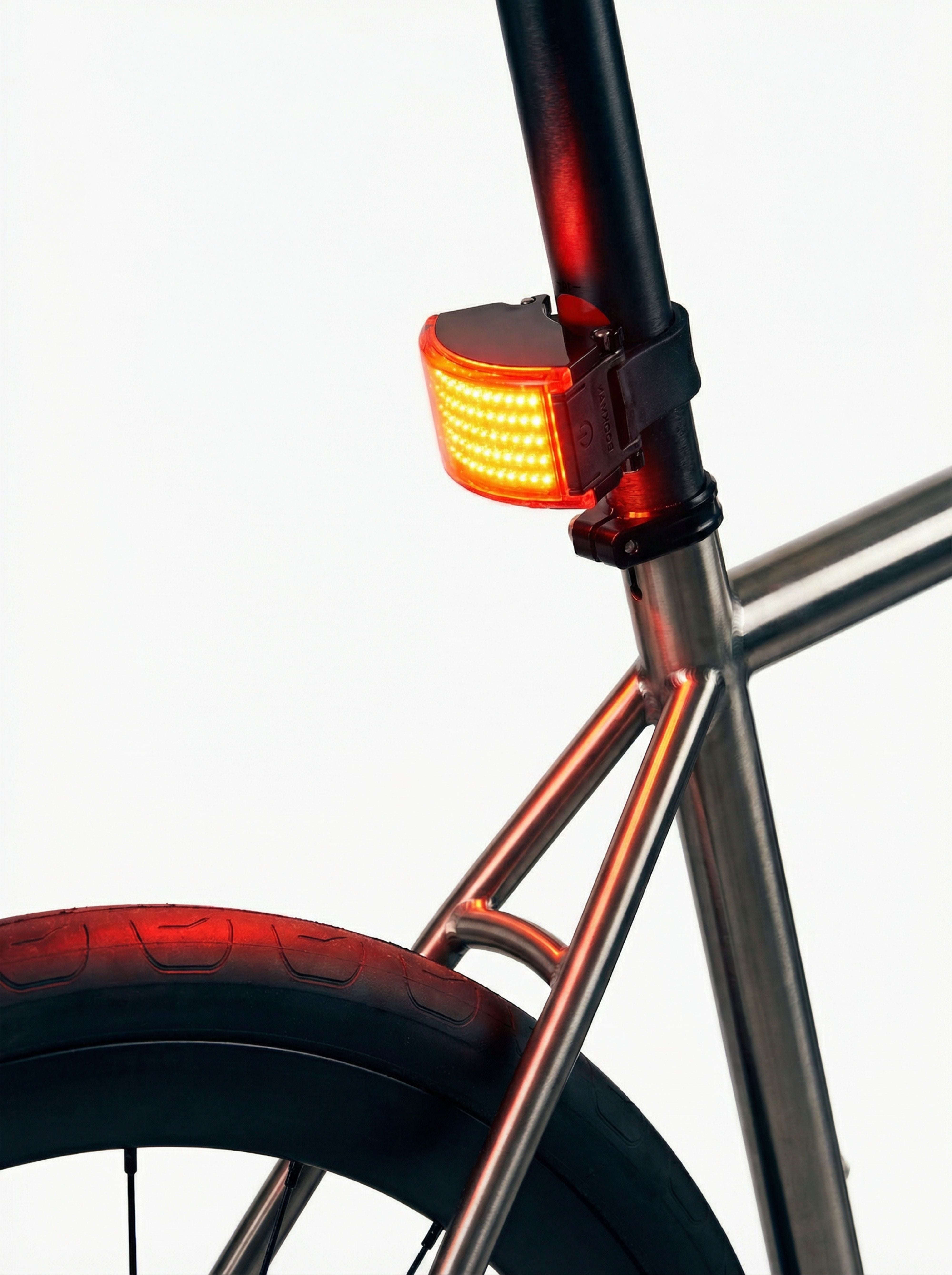 Bookman Curve Rear Light Black USB-C