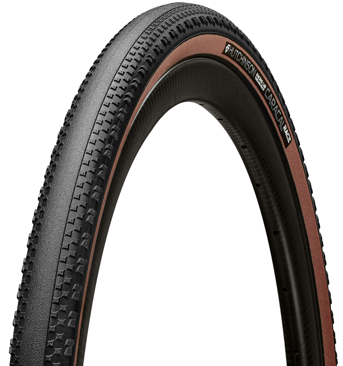 Hutchinson Caracal Race TLR Racing Tire - Black/Tan - 700x40